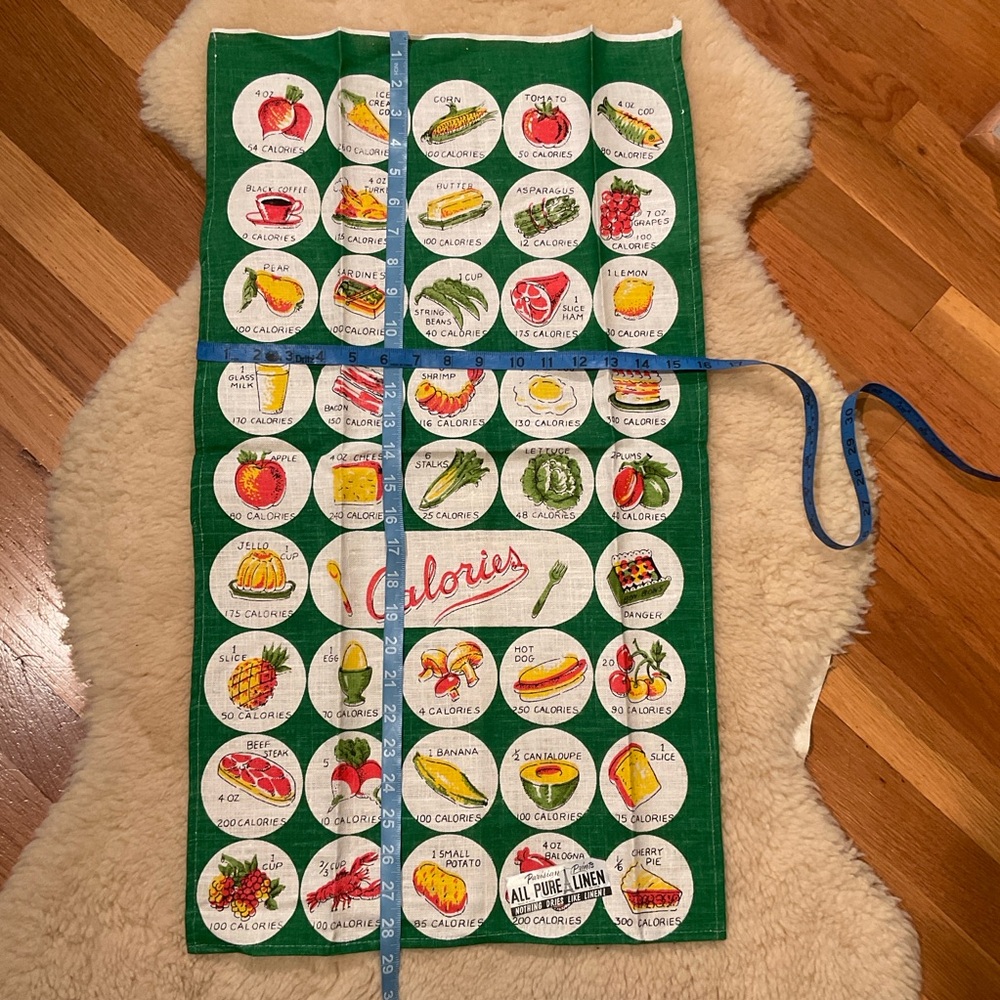 Vintage linen kitchen towels, set of 2 - Picture 6 of 7